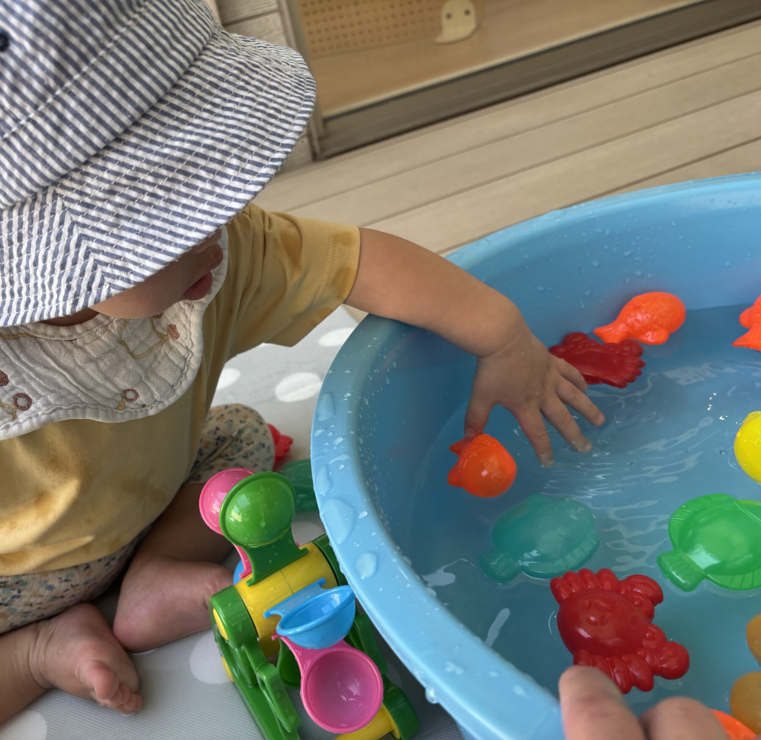水あそびがはじまりました